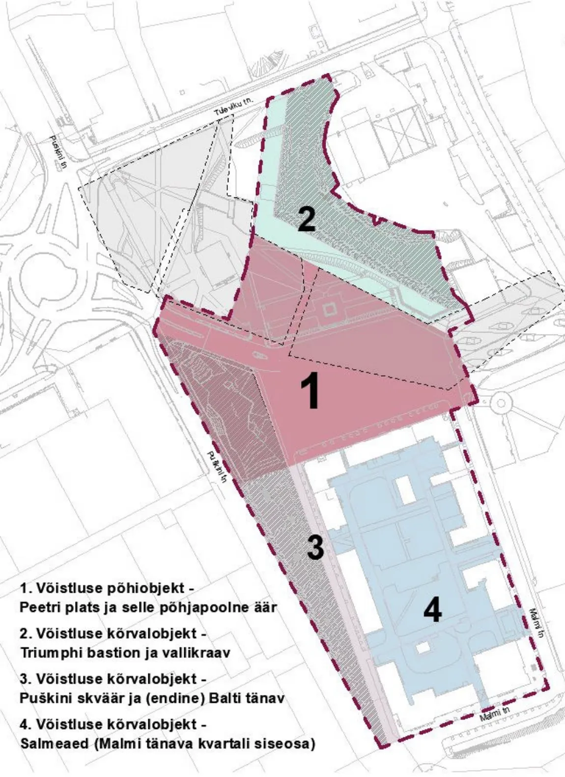 Võistlusala skeem (koostas Kai Süda)