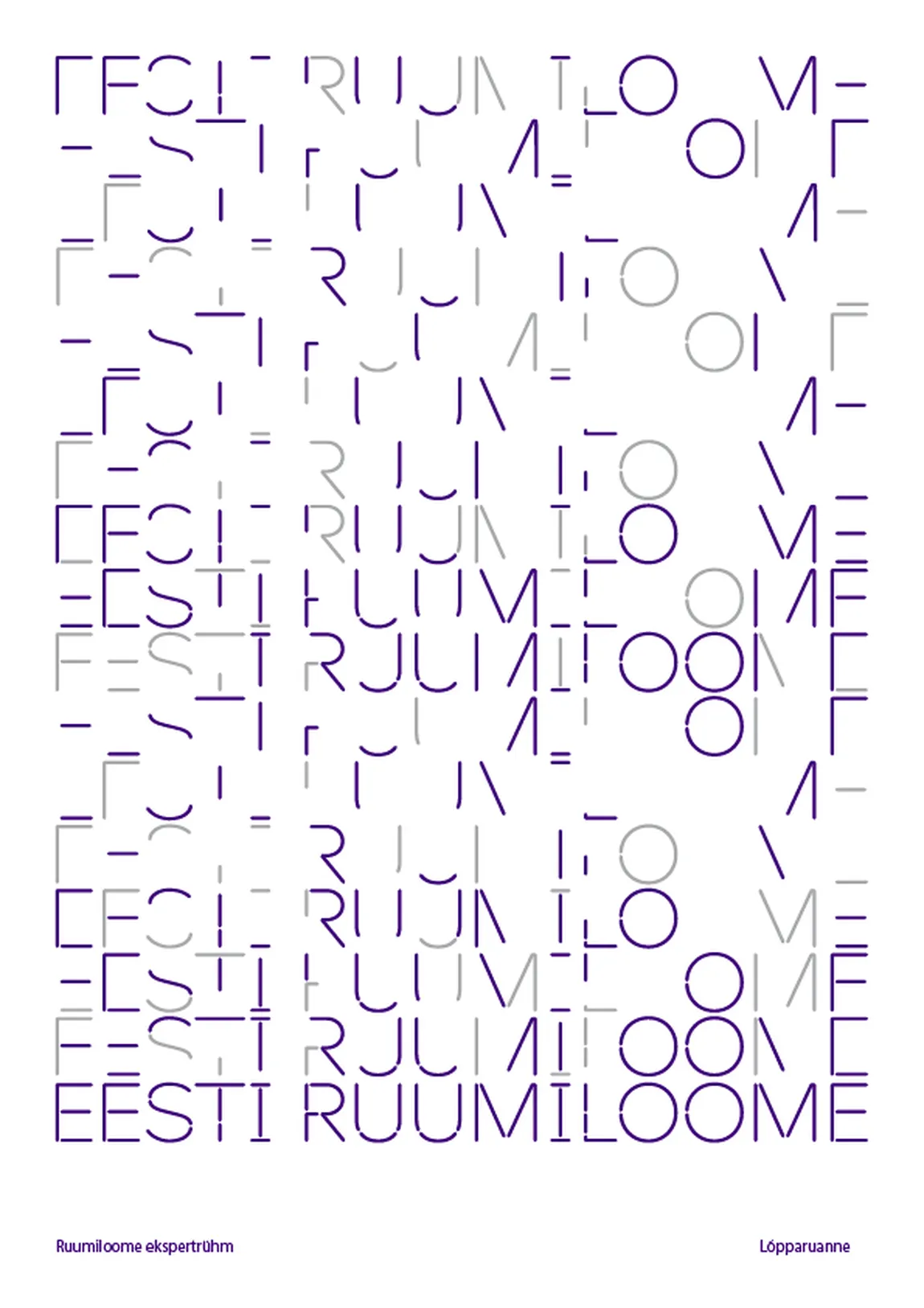 Ruumiloome ekspertrühma töö