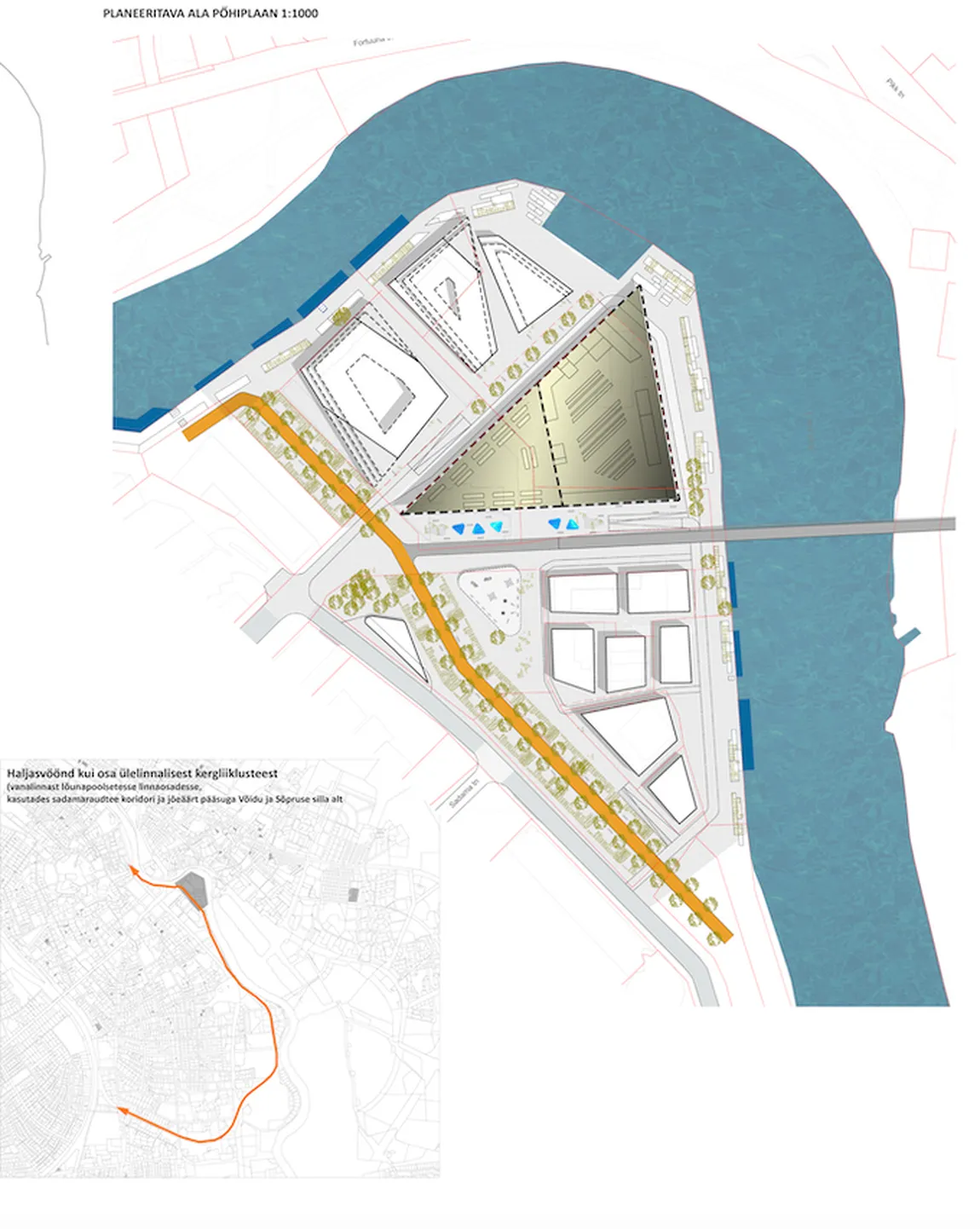 Võistlustöö asendiplaan (PAIK Arhitektid 2017)
